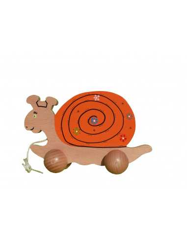 Jouet Beeboo, Pull along escargot, animal vintage, escargot pull along, Toy  escargot, jouets en bois, jouets et jouets de jeux, jouets push and pull -   France