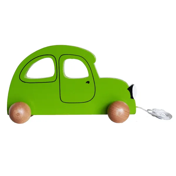 2CV en bois à tirer-Au bois enchanté