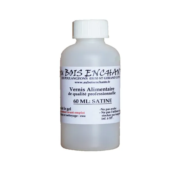 food varnish - 60 ml bottle