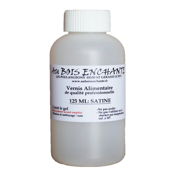 vernis alimentaire - flacon de 125 ml