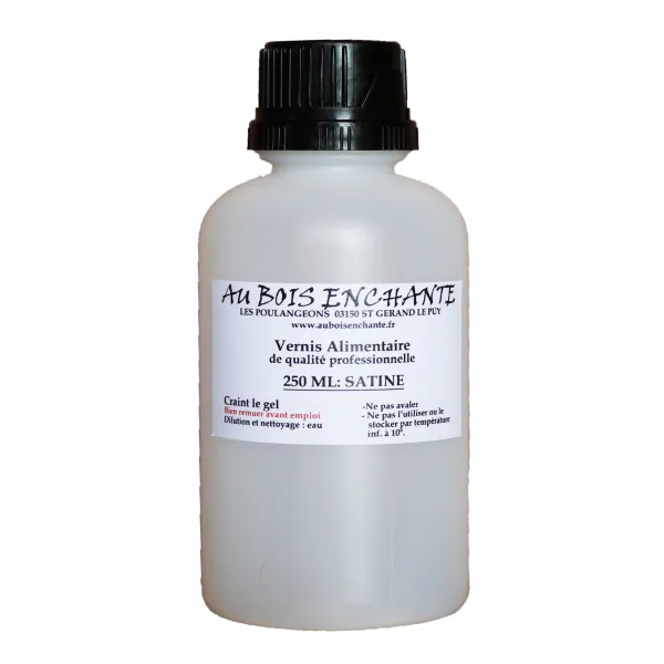 vernis alimentaire - flacon de 250 ml