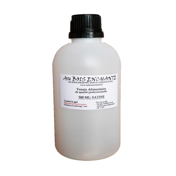 vernis alimentaire - flacon de 500 ml