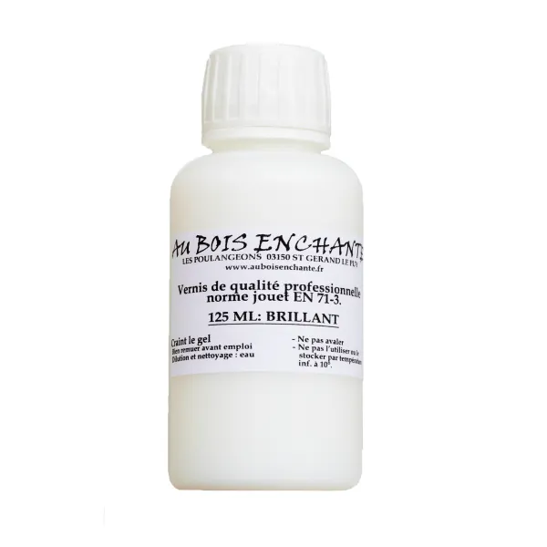 vernis norme jouet - FLACON VERNIS 125 ML
