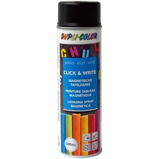 Magnetic paint spray