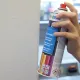 Magnetic paint spray