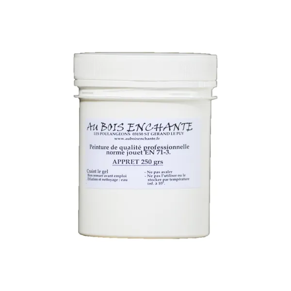 White 250g wooden toy standard