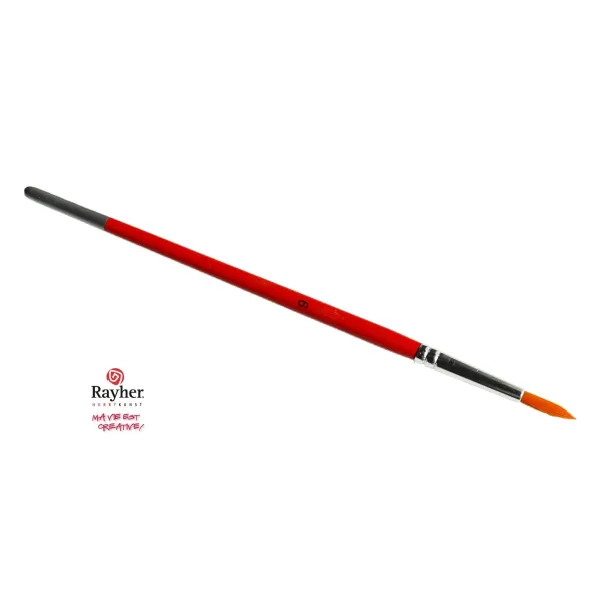 Pinceau rond synthétique taille n°6 rayher