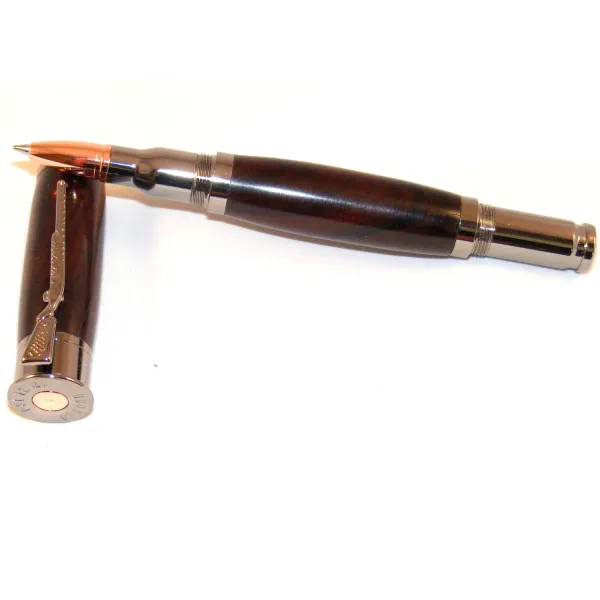 Stylo roller en palissandre violet de Madagascar