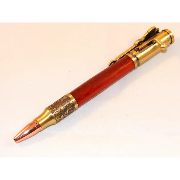 Ball pen in padouk
