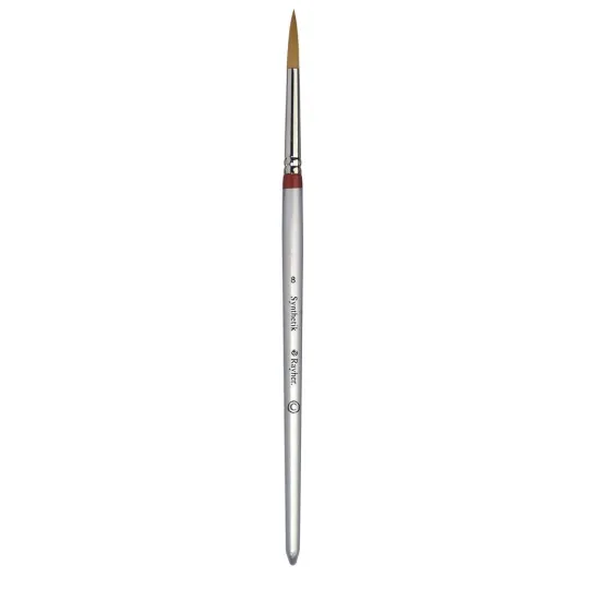 Synthetic round brush No.8