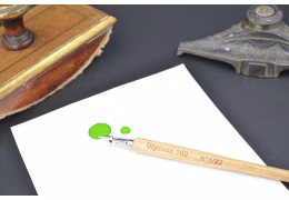 Porte-plume en hêtre tourné — hommage à James Joyce