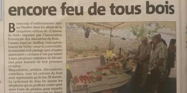 Wood fair Châteauneuf de Grasse